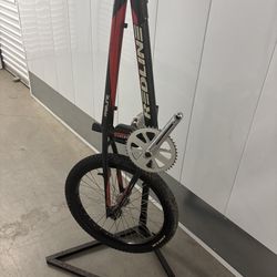 Metal bike stand