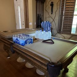 Pool Table And Cues