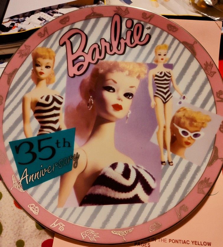 Vintage Barbie 35th Anniversary Limited Edition Plate