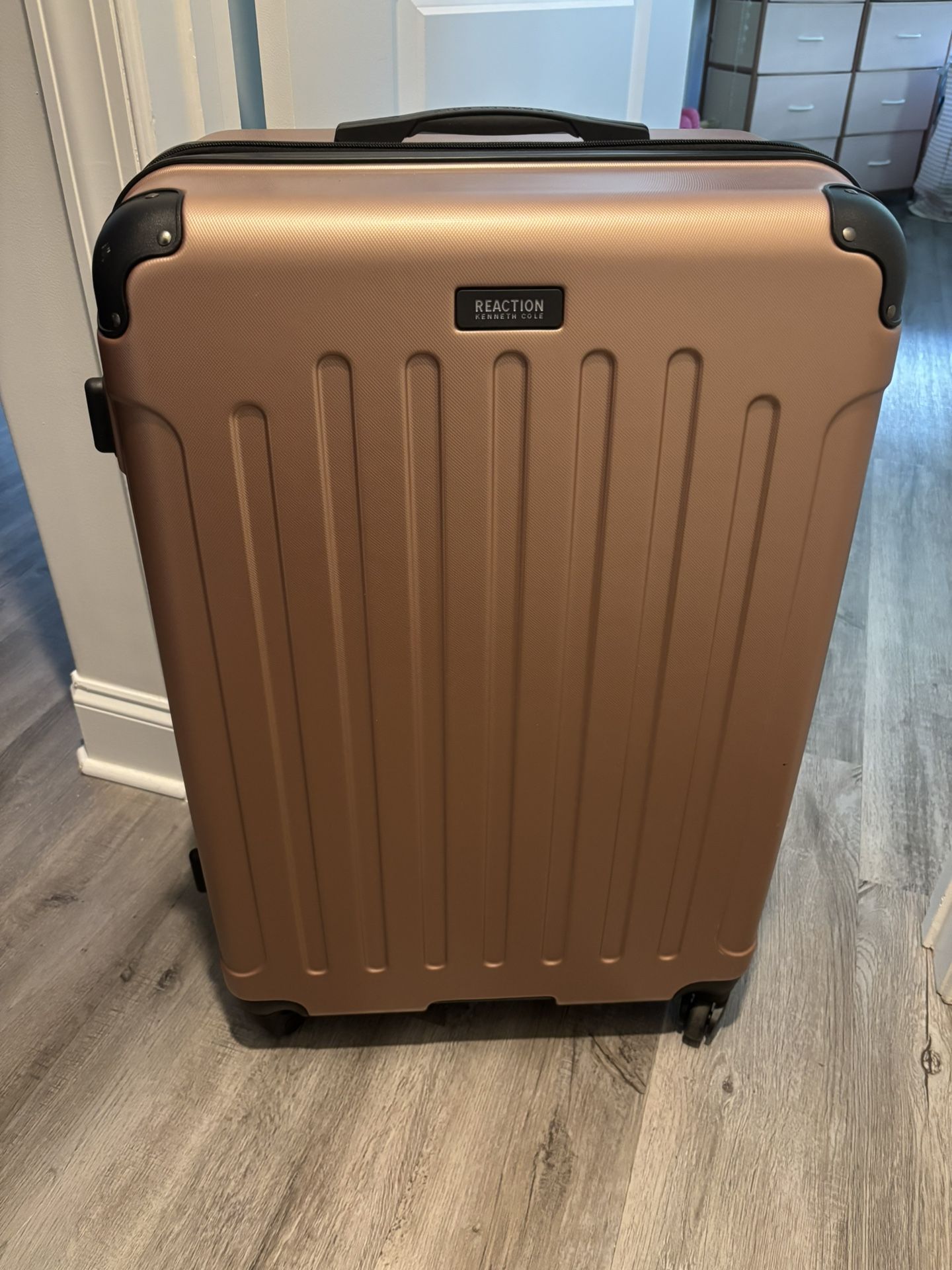 Rose Gold Pink Suitcase