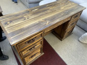 Rustic Solid Wood Desk