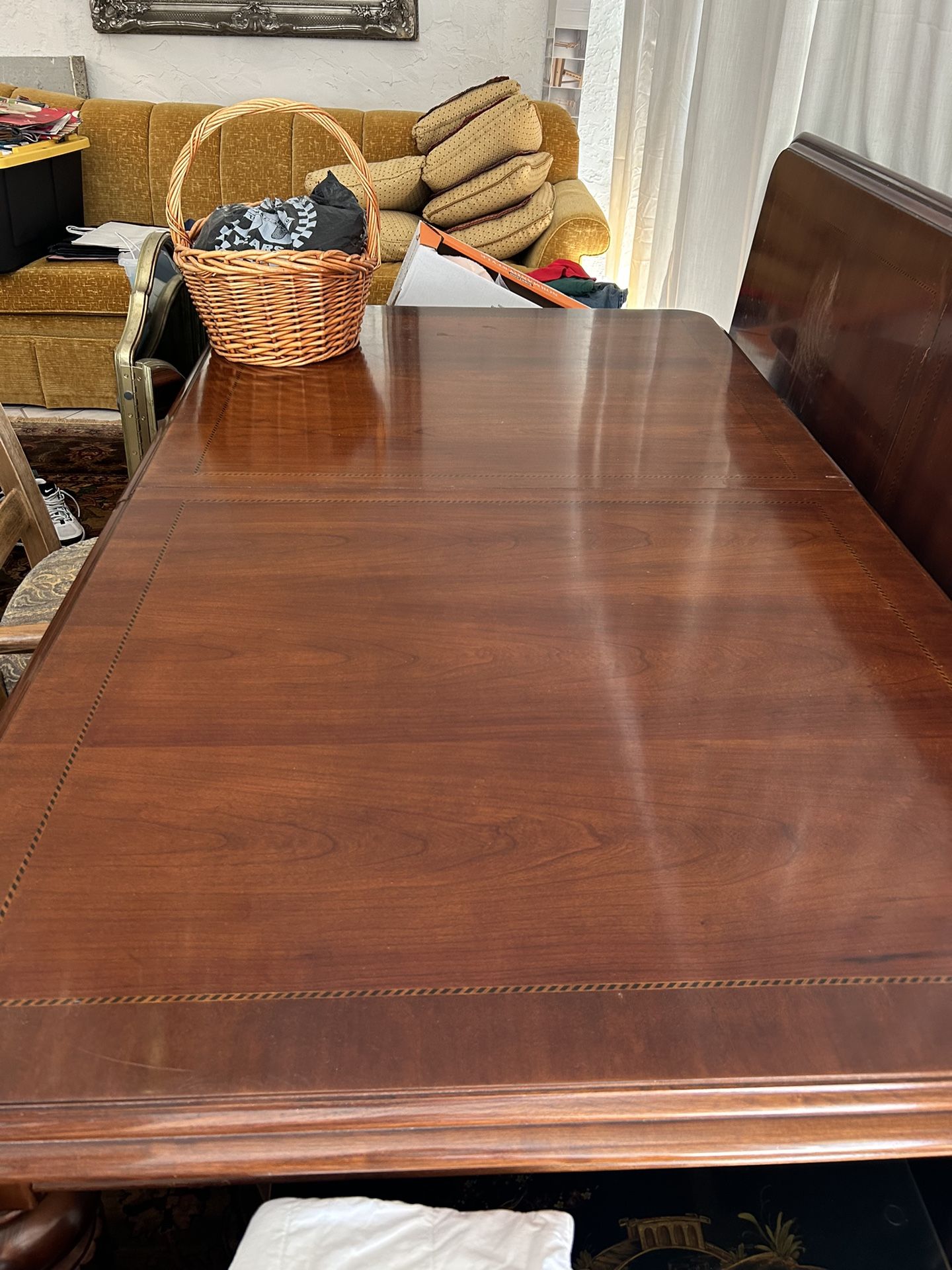 Designer Dining Table By Lexington With 2 Extra Leaves Reduced Asking $500. Obo