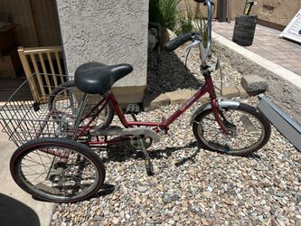 Foldable Adult Tricycle