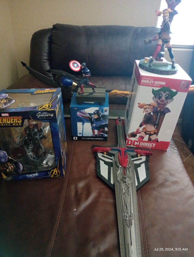 Marvel, DC And Transformers Collectables