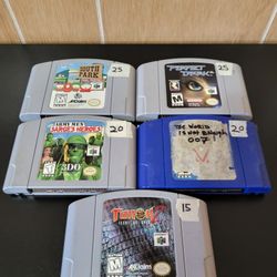 Nintendo 64 N64 Shooter games