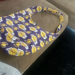 L A LAKERS TOTE BAG