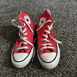 Women’s Pink Converse Shoes Size 8