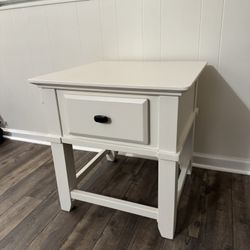 White Side Table 