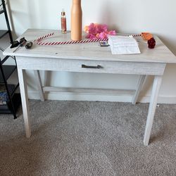 Solid wood modern desk