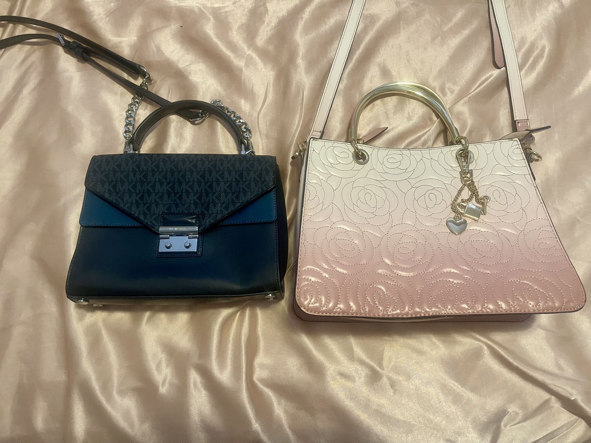 One Navy Blue MK Purse And One Aldo Purse. Satchel’s/Crossbody