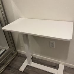 Modern White Desk / Side Table – Minimalist Design