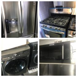 lg refrigerator lg washer microwave stove