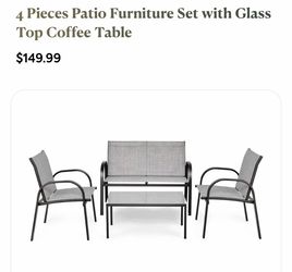 Patio furniture set