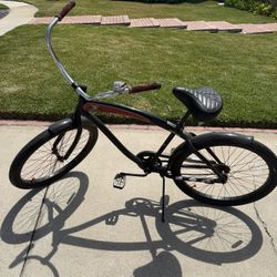 Nirve Beach Cruiser Men’s Bicycle Black Red