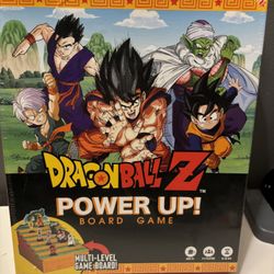 Dragon Ball Z Power Up Board Game w Multi-Level Game Board NEW SEALED