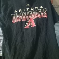 Az Diamond Backs T Shirt Sz L