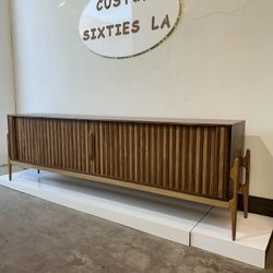 Tambour Door Credenza 