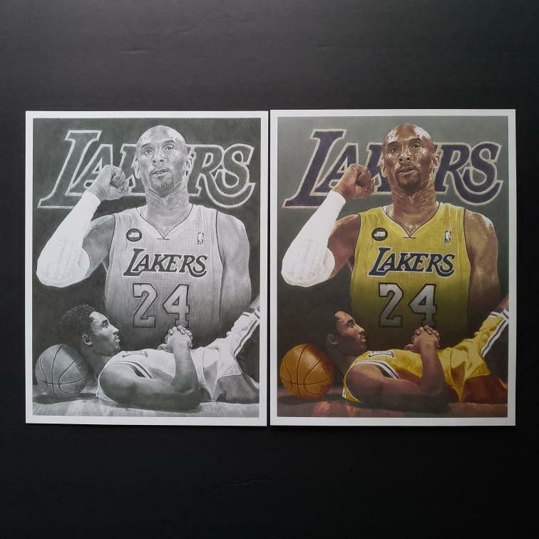 Los Angeles Lakers Kobe Bryant #24 11x14 Print