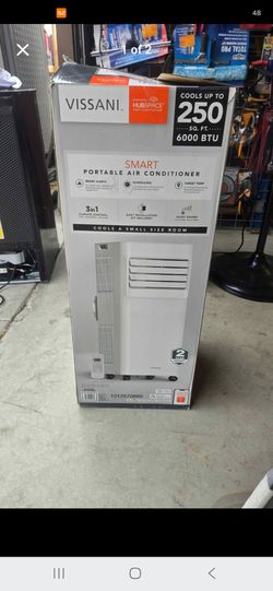 Vissani 6000 BTU Smart Portable Air Conditioner
