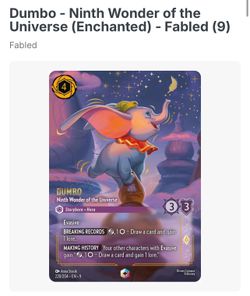 Buying  Dumbo enchanted