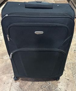 Travel Land 1 pc luggage black. Good condition