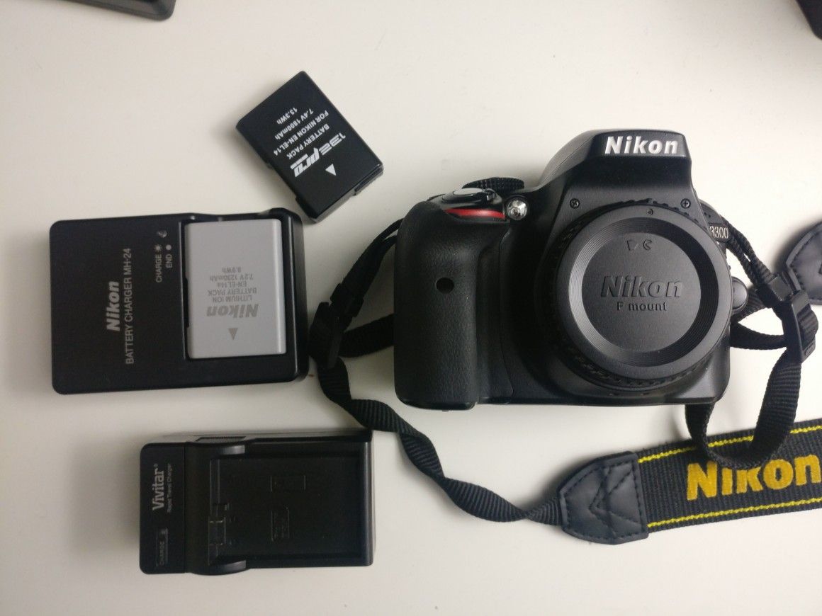 Nikon D3300 24MP DSLR best camera, in excellent condition (body only)