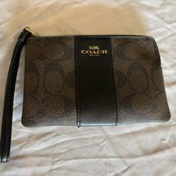 Coach Signature Wristlet