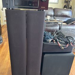 Bowers & Wilkins Speakers Denon Receiver