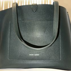 Rebecca Minkoff Megan Tote Bag- Deep Jade Leather