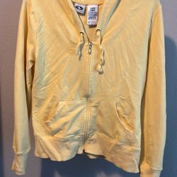 Yellow Thin Zip Up Jacket 