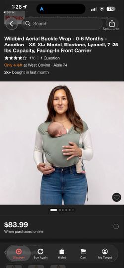 Wild bird baby carrier