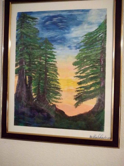 Pine Tree Painting 