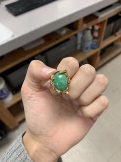 14k yellow gold ladies ring