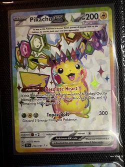 Pikachu ex 219/191