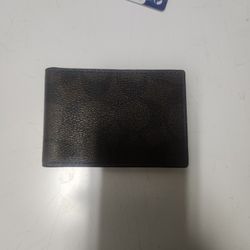 Coach Mens Slim Wallet