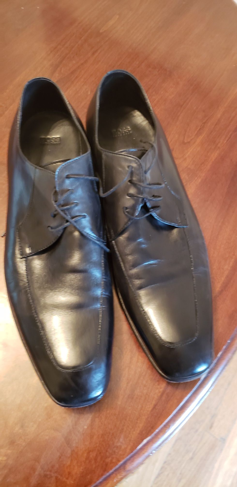 Hugo Boss real leather dress shoes size 14