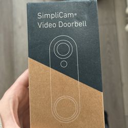 SimpliSafe Doorbell Camera New In Box