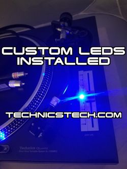 Custom LEDs for Technics 1200s