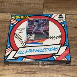 Donruss 1990 All Star Selections 18 Cards Sealed Ken Griffey Jr Vintage Sealed