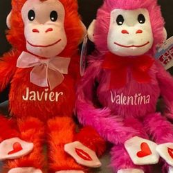 Custom Valentine Stuffed Animals