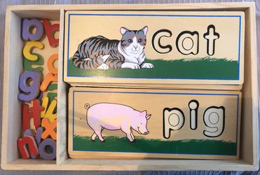 Melissa & Doug See & Spell Wooden Spelling Boards