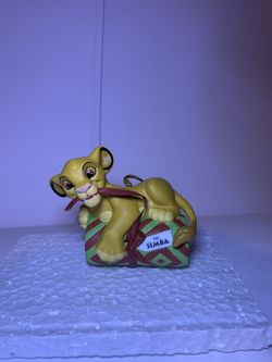 Disney Porcelain Treasures Grolier Collectibles Simba Ornament