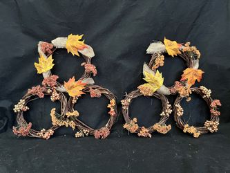 Thanksgiving/Autumn 8” wreaths 