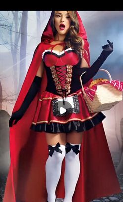 Little red riding hood costume extra large