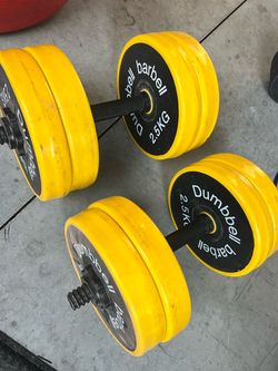 Weights and dumbbells