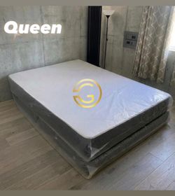 Queen Mattress Set – Medium – Brand New – Delivery Available 🚚