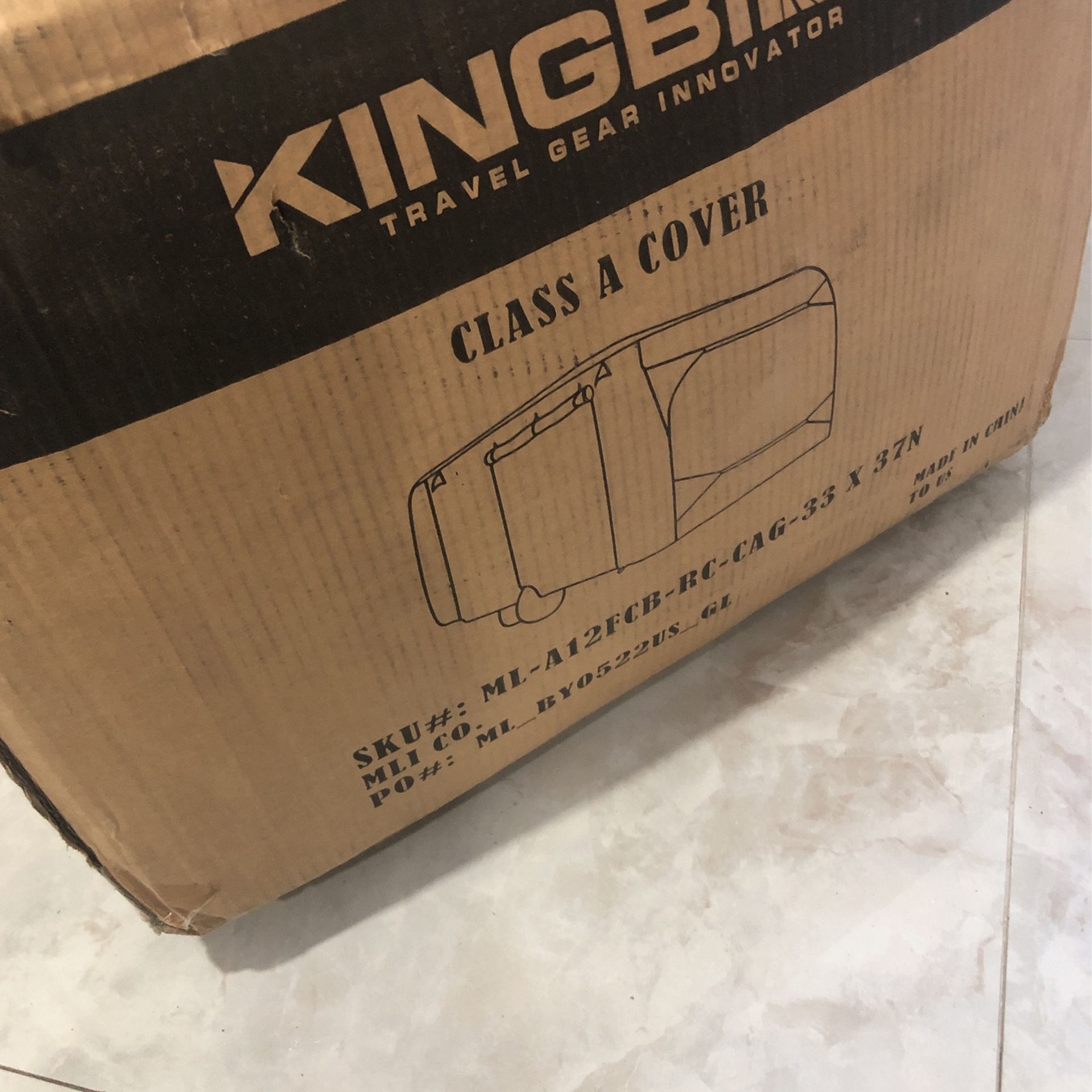 Brand New Class A RV Cover - 33 x 37