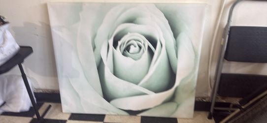 Wall Art Rose Painting