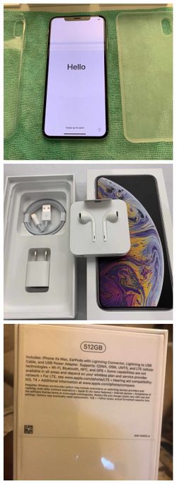 Factory UnlockediPhone XS Max 512GB Silver