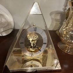 Howard Miller Pyramid Clock Non Working Decorative Piece